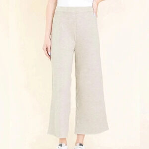 🍀 FREE PEOPLE HAILEY PANT NWT SIZE LARGE IN IVORY